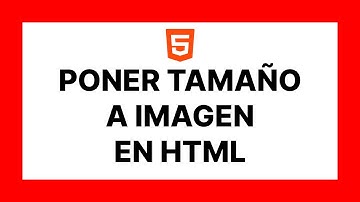 como PONER TAMAÑO a una IMAGEN en HTML 🔋