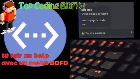 1# BDFD | Commands help page avec menu ! #bdfd  #botdiscord #botdesignerfordiscord #FR