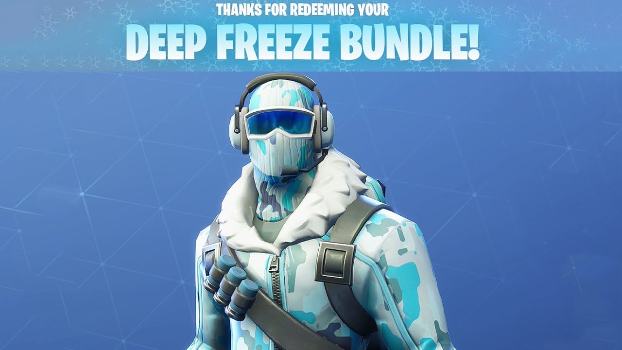 Fortnite Deep Freeze Bundle Preview - YouTube