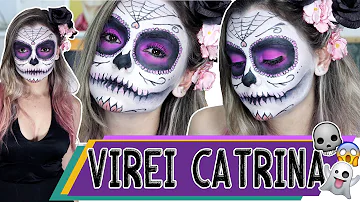 Como pintar o rosto de caveira mexicana?
