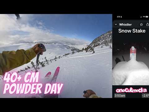 40+ CM Powder Day at WhistlerBlackcomb