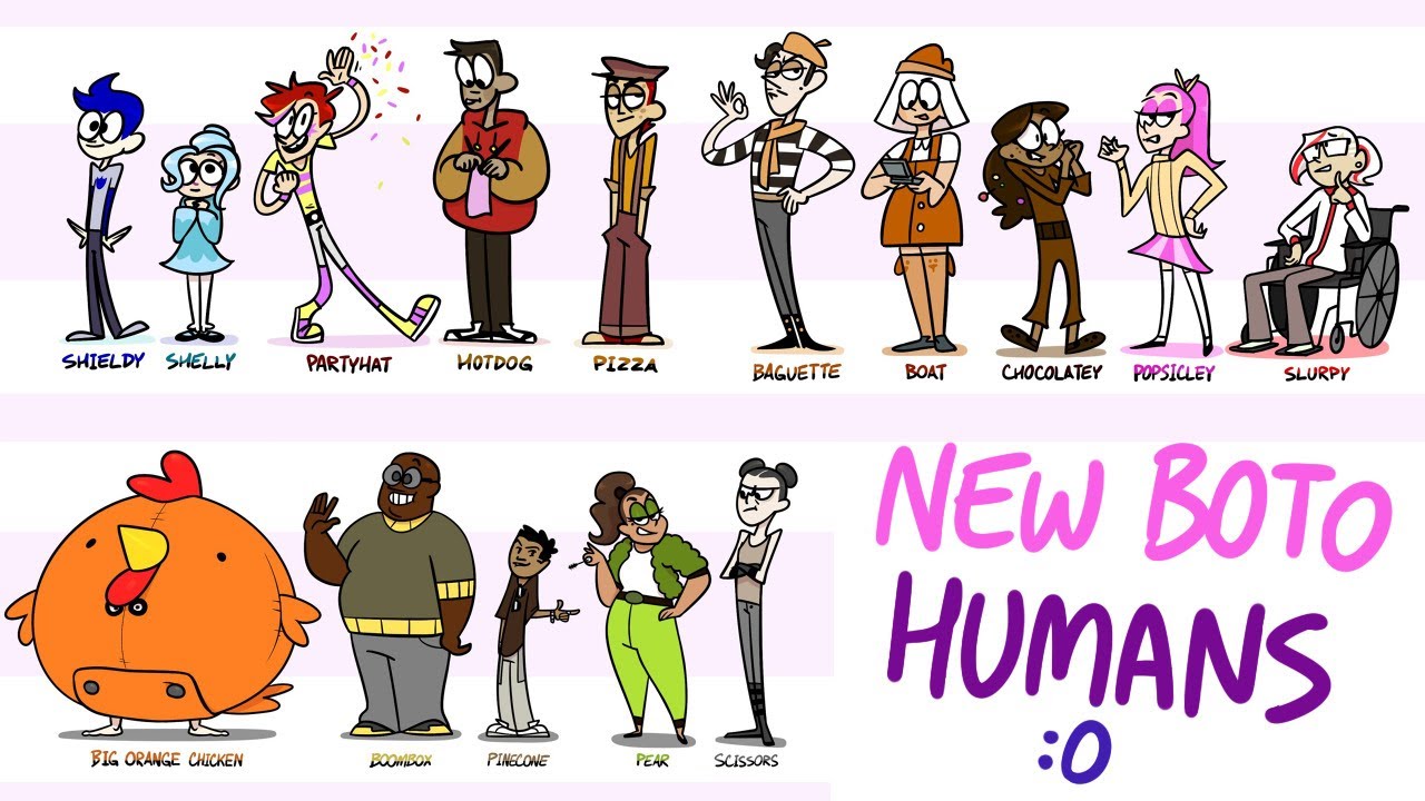 drawing new BOTO humans! (boto 14's on hold because my laptop died, rip) - drawing new BOTO humans! (boto 14's on hold because my laptop died, rip)
