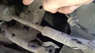 Easy replacement of struts and stabilizer bushings on the example of Nissan N16