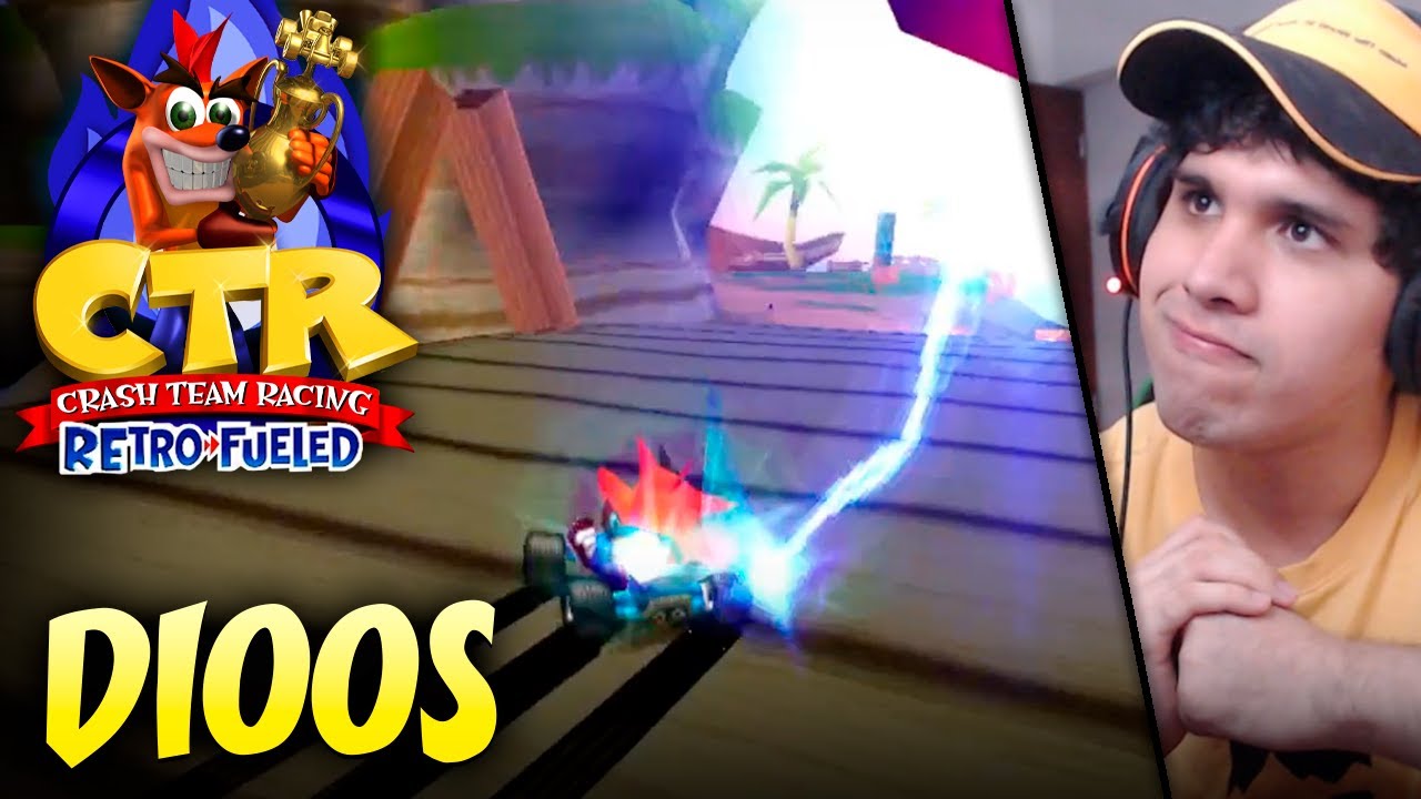 ¡LOCURA! BLUE FIRE en CRASH TEAM RACING ORIGINAL + BOTS INFERNALES