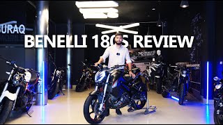 Benelli 180s review | Walk Around | Leo Vince Exhaust Sound Test | Specifications