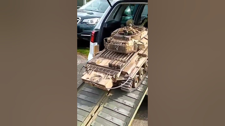 Giant Scale 1:6th RC Centurion Tank - Yeovil Model Show UK 2022