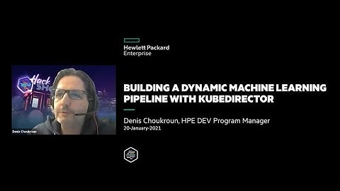Building a dynamic Machine Learning pipeline with KubeDirector
