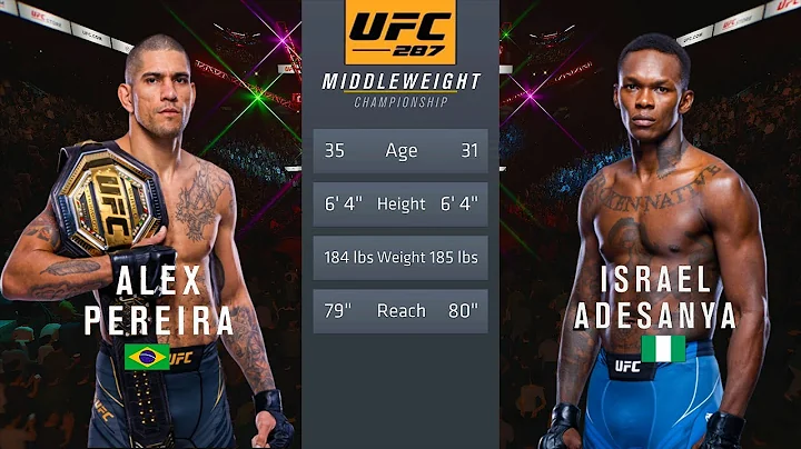 UFC 287: Pereira vs. Adesanya 2 Full Fight Highlights