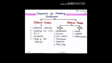 Classification of marketing environment