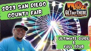 SAN DIEGO COUNTY FAIR - ULTIMATE GUIDE - FULL TOUR of Shows, Food, Rides, Drinks & Everything Else!