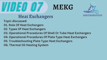 Heat Exchangers Explained: Types, Operation & Troubleshooting | MEKG | @_samudramanthan_