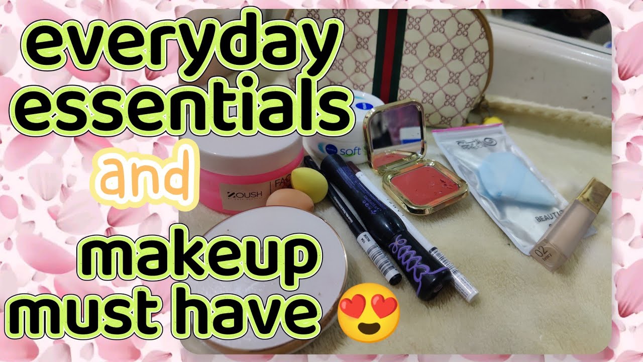 Everyday essentials and makeup must have 😍| affordable and multi purpose products @naginabuckets8525