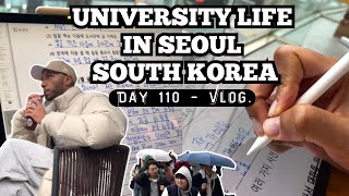 University Life in Korea Vlog 📚 First Day of Class, Comparison Culture, Study With Me, Korean Essay