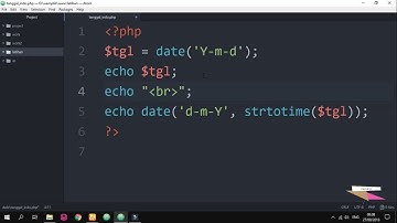 Cara Merubah Format Tanggal Date ke Format Tanggal Indonesia di PHP