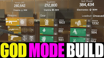 THE DIVISION - THE ULTIMATE GOD MODE BUILD! BEST BUILD FOR DARK ZONE & LEGENDARY MISSIONS
