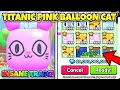 Trading titanic pink balloon cat for this insane offer in pet simulator 99