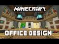 Minecraft Tutorial: How To Build A Modern House Ep.8 (Cool Office Furniture Design Ideas) Minecraft Tutorial: How To Build A Modern House Ep.8 (Cool Office Furniture Design Ideas)