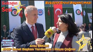 Arzu ERKAN: EMEP Genel Başkan Yardımcısı 1 Mayıs Çağrısı-