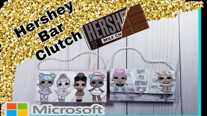 Hershey Bar Clutch/Purse Tutorial using Microsoft Word