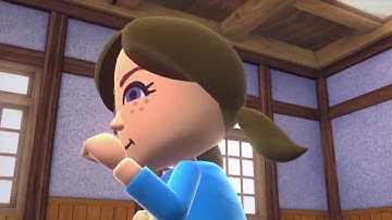 Wii Party U Dojo Domination gameplay ( Advanced Mode, Eng Sub ) Player Lucia