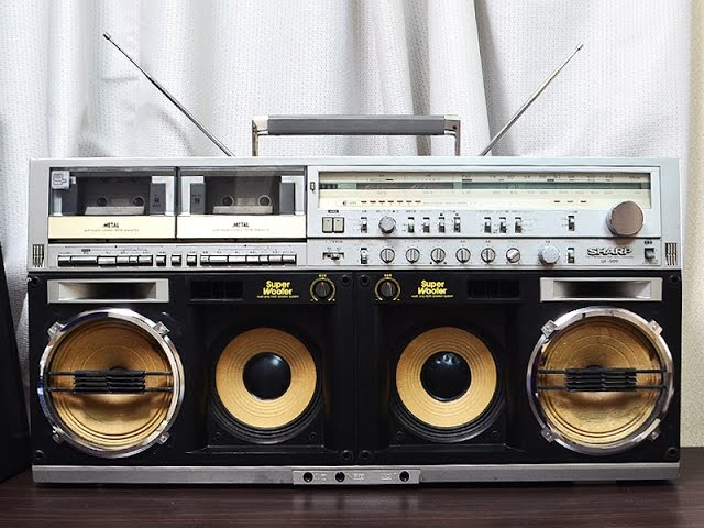 SHARP GF-909 The SEARCHER-W (1981) Vintage Boombox Ghettoblaster