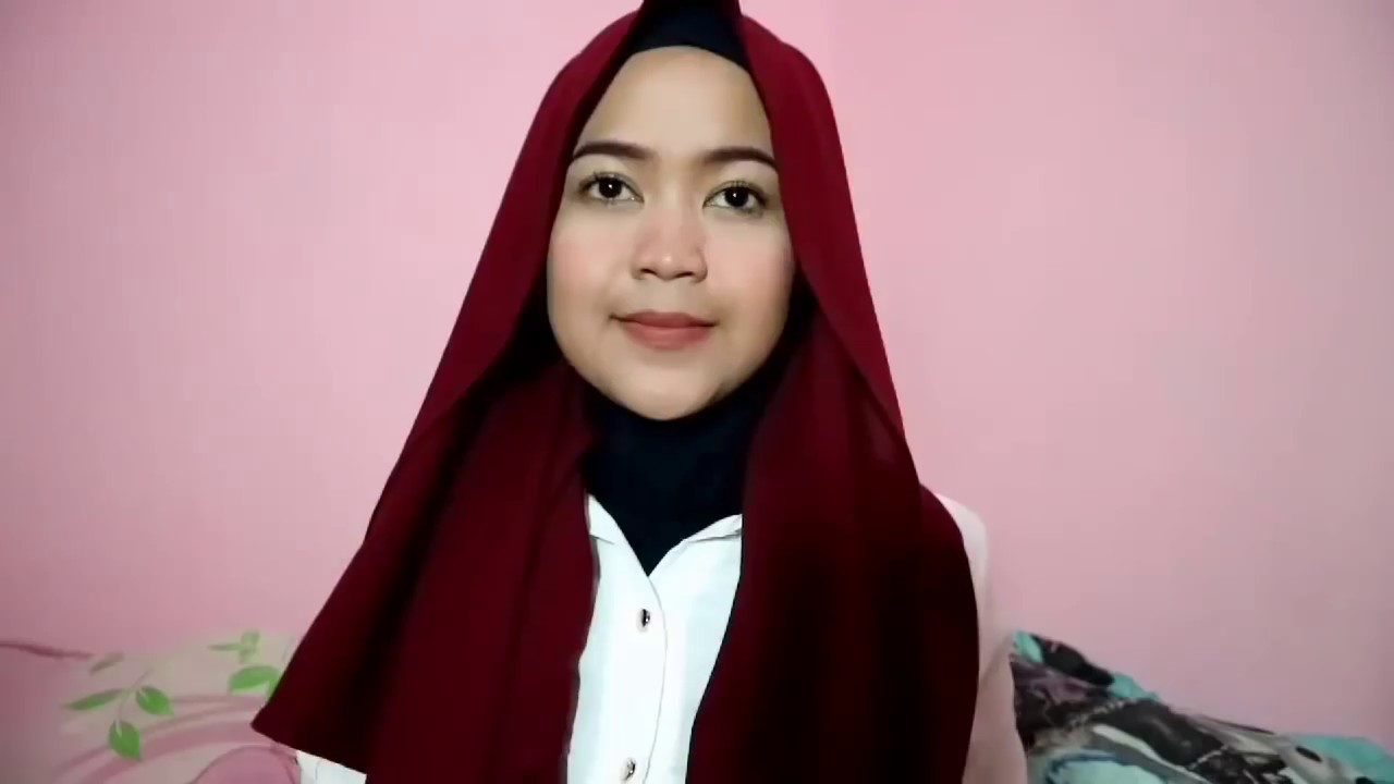 Tutorial Hijab Pashmina Diamond Crepe Youtube