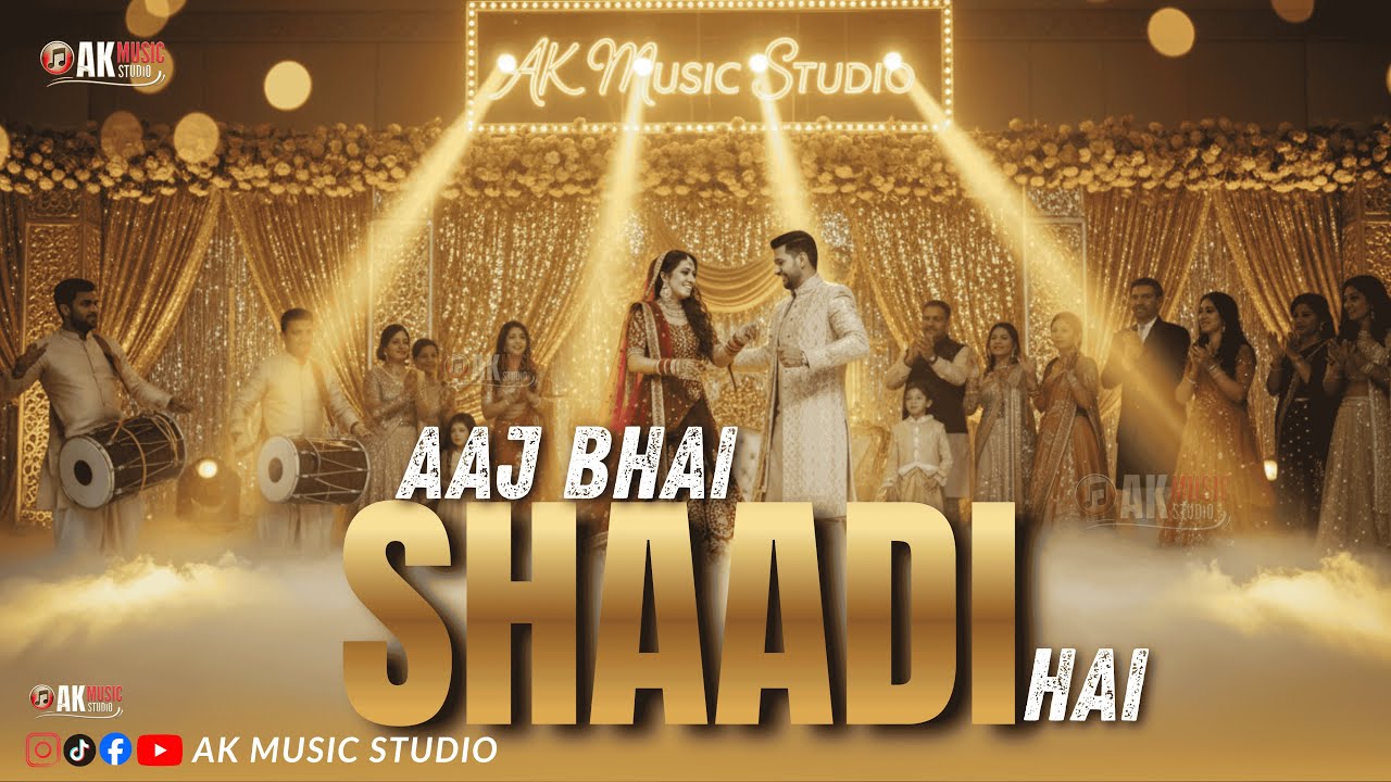 Aaj Bhai Ki Shaadi Hai | New Wedding Song 2026 Aaj Bhai Ki Shaadi Hai | AK MUSIC STUDIO