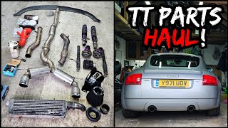 Audi TT Mk1 225 Project Car Parts Haul Modifications, Build series starts here!!!!
