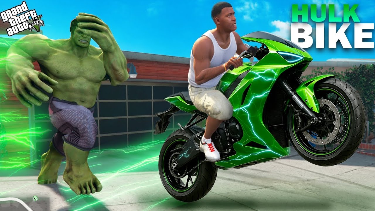 Franklin Stealing Hulk Ultimate Fastest Bike in GTA 5