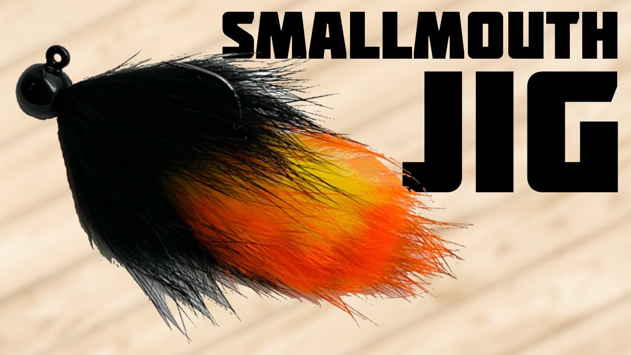 Tying a HOT Smallmouth Bass Hair Jig YouTube