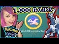 HITTING 1,000 LEGENDARY RAIDS IN POKÉMON GO!