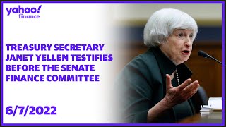 Treasury Secretary Janet Yellen testifies before the Senate Finance Committee
