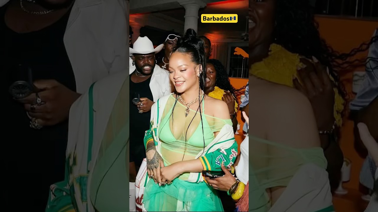 Rihanna at her Fenty x Puma event in Barbados Last night #rihanna #fashion #puma #youtubeshorts - YouTube