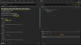 Leetcode easy problem 3300. Minimum Element After Replacement With Digit Sum | devops python