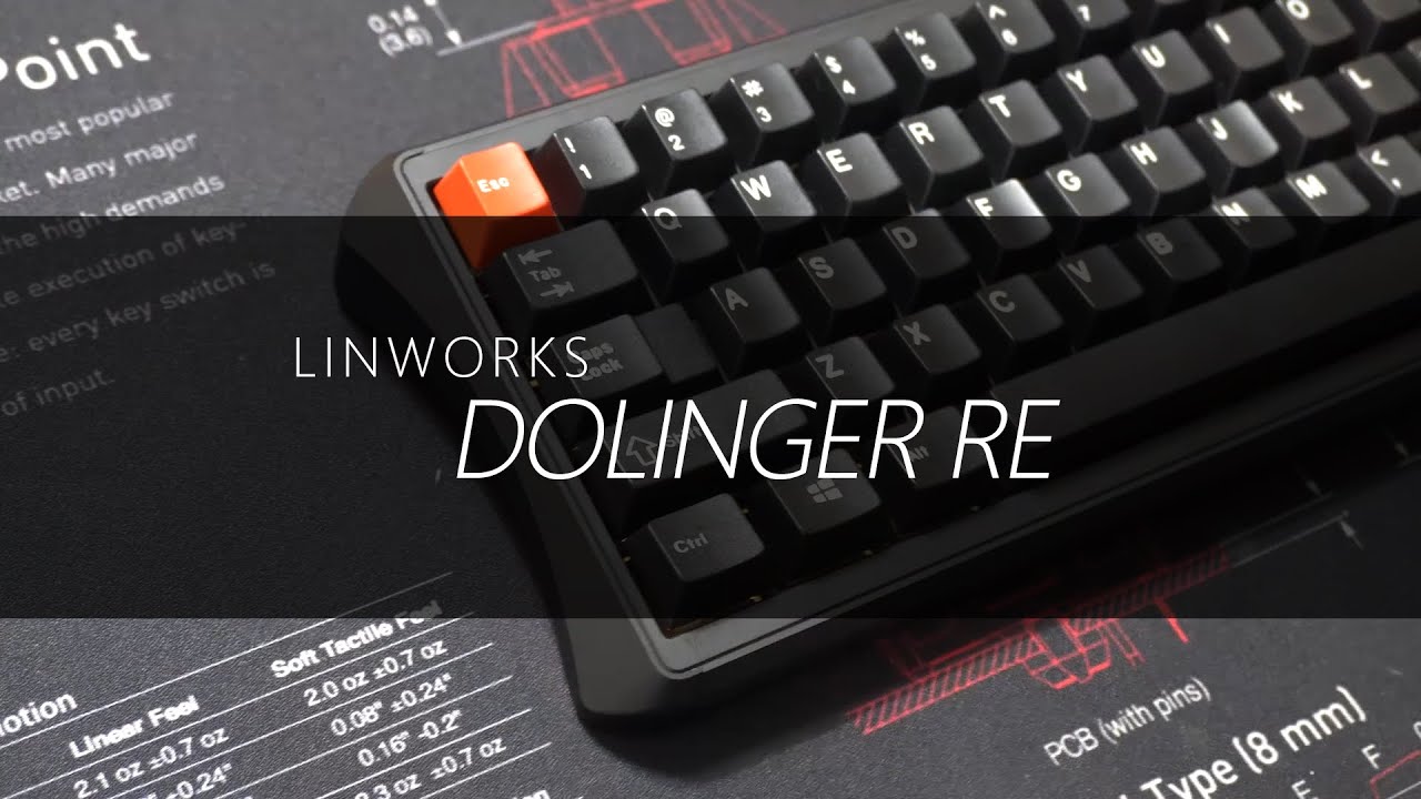 [타건샵]LINWORKS DOLINGER RE / 린웍스 돌린거 커스텀키보드