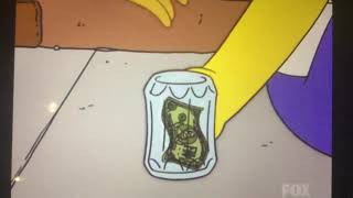Homer Simpson drunk dancing