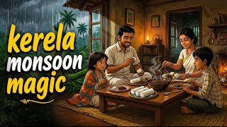 When Rain Feels Like Home 🌧️ | Kerala Village Life | Amma Story | Peaceful Ghibli Style