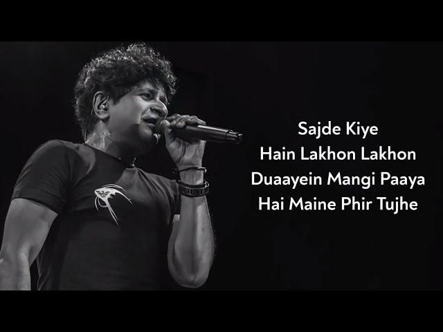 Lyrics: Sajde Kiye Hai Lakhon | K.K, Sunidhi Chauhan | Pritam, Irshaad K | Akshay K, Trisha K class=