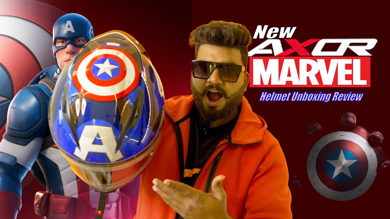 New Axor Marvel Helmet Unboxing And Review / Best Viral Helmet Under 6500/- Only / Helmet Review