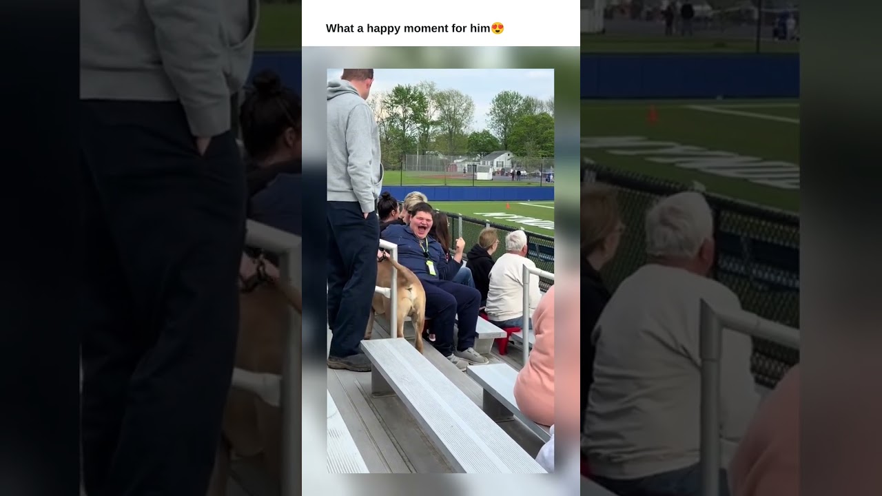 What a happy moment for him😍 · r/MadeMeSmile