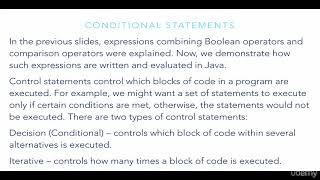 15 Intro to Conditional Statements