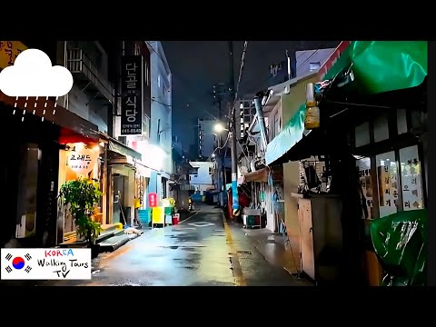 부산 중구 영주동, 비 오는 날의 쓸쓸하고 따뜻한 골목  [4K] Busan, Korea Walking Tours TV🚶‍♂️