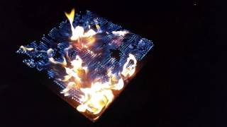 Bebe Rexha - No Broken Hearts on the flame table (Pyro Board)