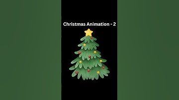Christmas tree animation.