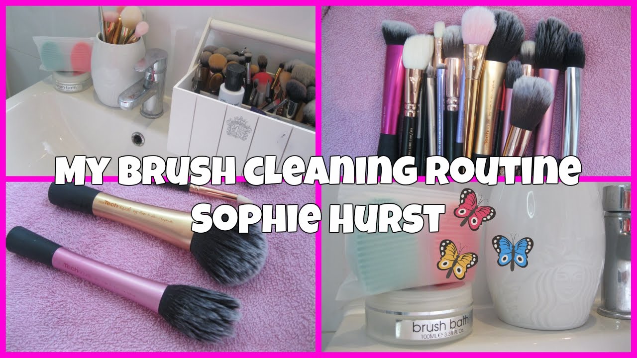 My Brush Cleaning Routine | Sophie Hurst ♥
