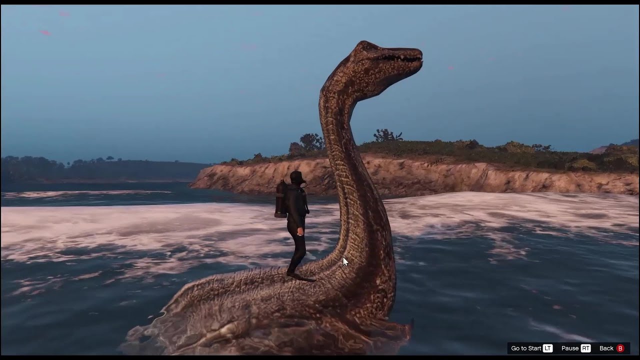 Gta 5 Loch Ness Monster Found GTA 5 Easter Egg YouTube 