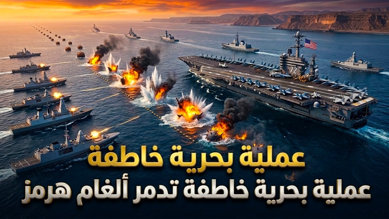 أربع سفن حربية إيرانية تهاجم USS Abraham Lincoln والرد الأمريكي يحسم المعركة في دقائق