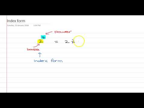 Index Notation