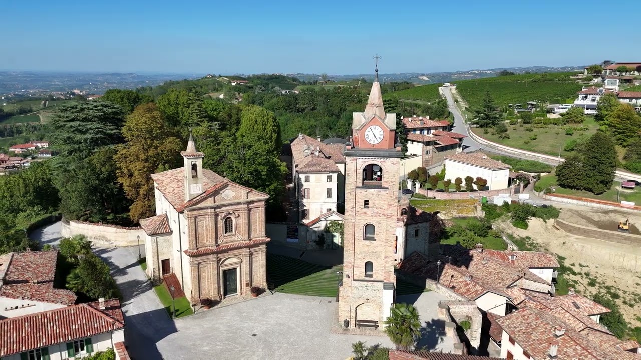 DJI Air 3 drone afternoon flight around Monforte d'Alba, Cuneo, Italy, 2023-09-06