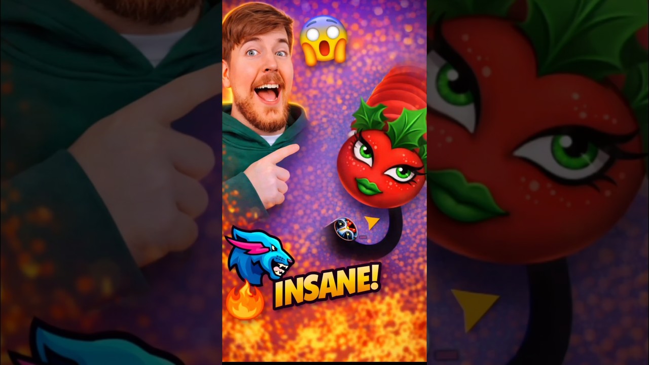 mr beast gameplay worms zone.io🔥 snake game | Aadat song❤️ 